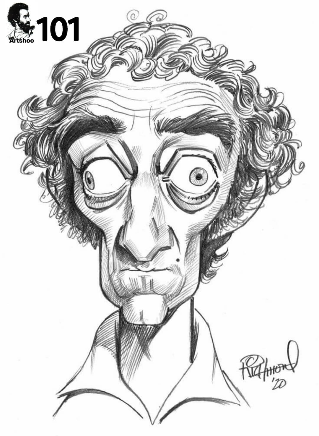 آموزش نقاشی سیاه قلم