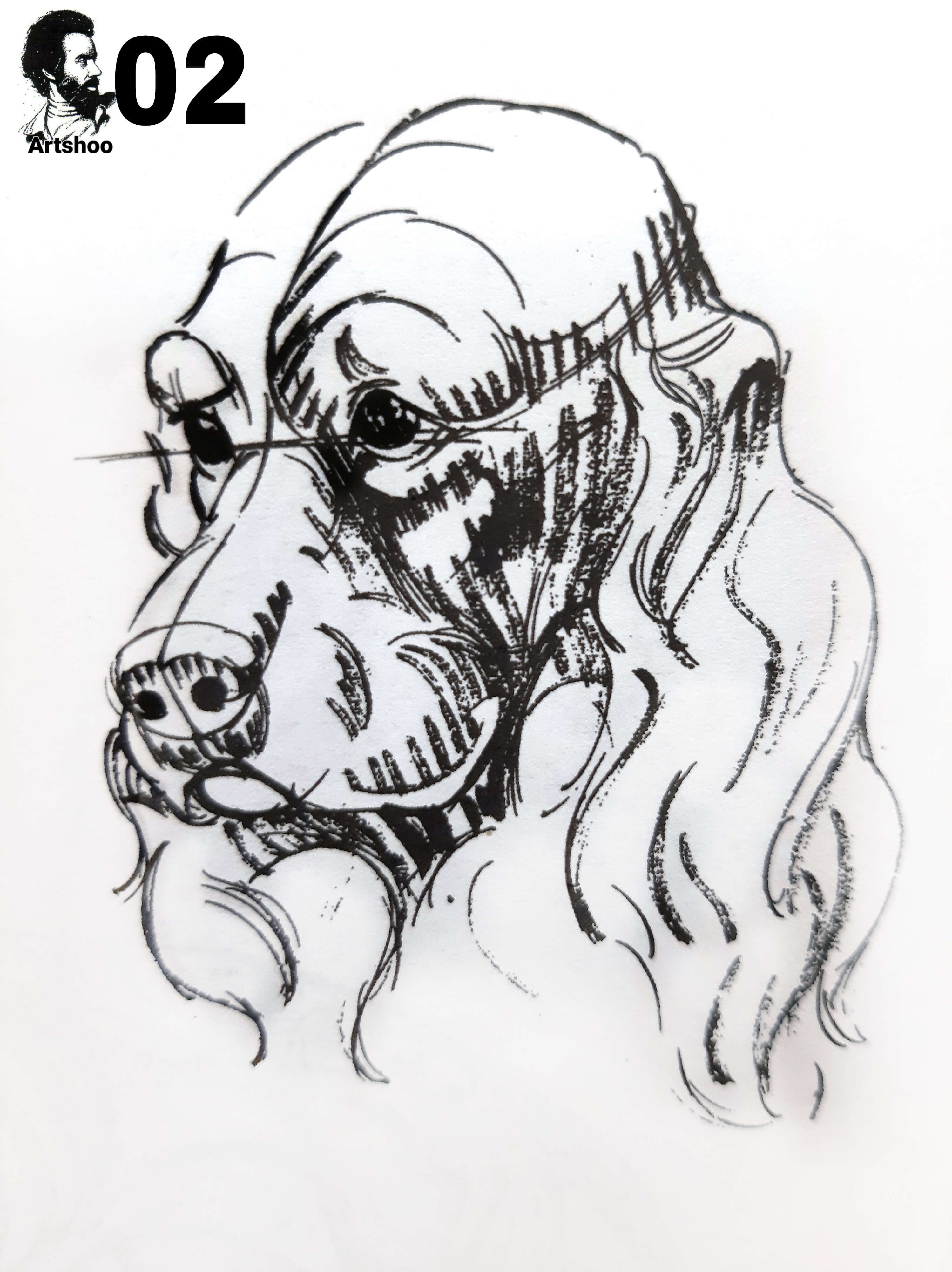 آموزش نقاشی سیاه قلم شهرری